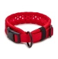 Preview: SOFTY Halsband | Länge: 30-36cm | Breite: 3,3cm | Farbe: rot/rot